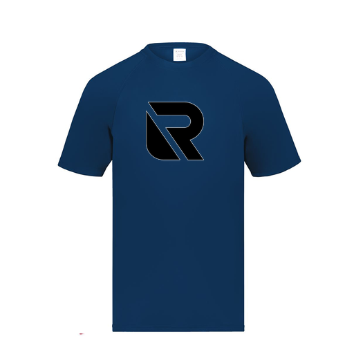 [2790.065.S-LOGO2] Men's Smooth Sport T-Shirt (Adult S, Navy, Logo 2)