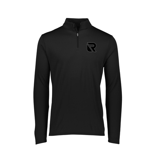 [2787.080.XS-LOGO2] Ladies Dri Fit 1/4 Zip Shirt (Female Adult XS, Black, Logo 2)