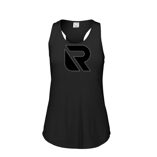 [3078.K94.S-LOGO2] Ladies Tri Blend Tank Top (Female Adult S, Black, Logo 2)