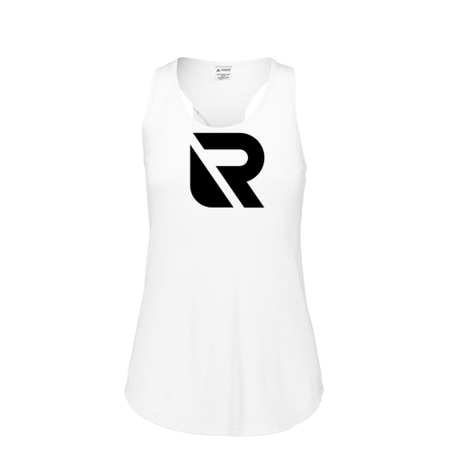 [3078.005.S-LOGO2] Ladies Tri Blend Tank Top (Female Adult S, White, Logo 2)