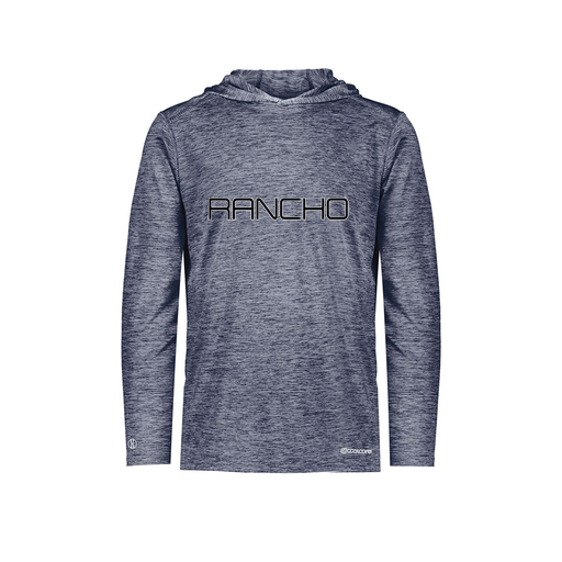 [FOLHCGNV-AS-LOGO1] Decker Men's Charge Hoodie (Adult S, Navy, Logo 1)