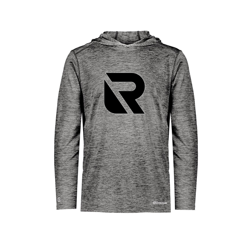 [CUS-DFW-CHGHOOD-PER-LSL-BLK-YS-LOGO2] Youth Charge Hoodie (Youth S, Black, Logo 2)