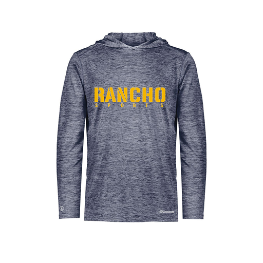 [CUS-DFW-CHGHOOD-PER-LSL-NVY-YS-LOGO3] Youth Charge Hoodie (Youth S, Navy, Logo 3)