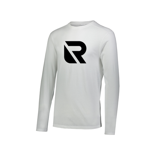 [3075.005.XS-LOGO2] Men's LS Ultra-blend T-Shirt (Adult XS, White, Logo 2)