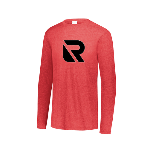 [3075.V96.XS-LOGO2] Men's LS Ultra-blend T-Shirt (Adult XS, Red, Logo 2)
