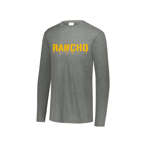 [3076.013.S-LOGO3] Youth LS Ultra-blend T-Shirt (Youth S, Gray, Logo 3)
