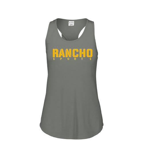 [FT0TUBGY-FAS-LOGO3] Ladies Tri Blend Tank Top (Female Adult S, Gray, Logo 3)