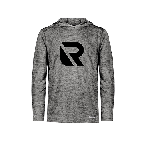 [FOLHCGBK-AS-LOGO2] Decker Men's Charge Hoodie (Adult S, Black, Logo 2)