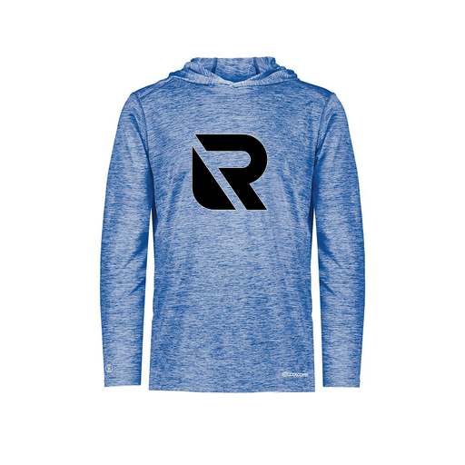 [FOLHCGRY-YS-LOGO2] Decker Youth Charge Hoodie (Youth S, Royal, Logo 2)