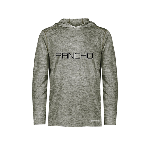 [FOLHCGGY-YS-LOGO1] Decker Youth Charge Hoodie (Youth S, Gray, Logo 1)