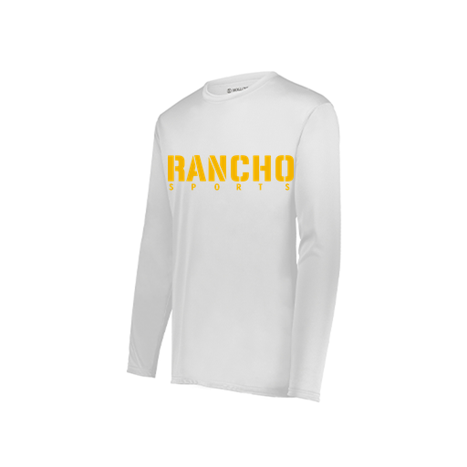[222822.005.XS-LOGO3] Men's LS Smooth Sport Shirt (Adult XS, White, Logo 3)