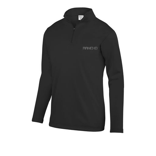 [5508.080.S-LOGO1] Decker Youth FlexFleece 1/4 Zip (Youth S, Black, Logo 1)