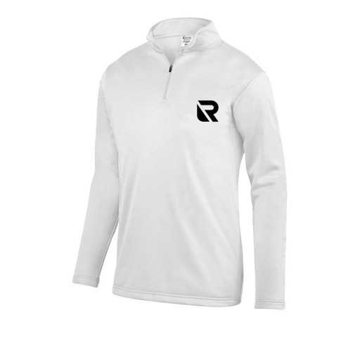[5508.005.S-LOGO2] Decker Youth FlexFleece 1/4 Zip (Youth S, White, Logo 2)
